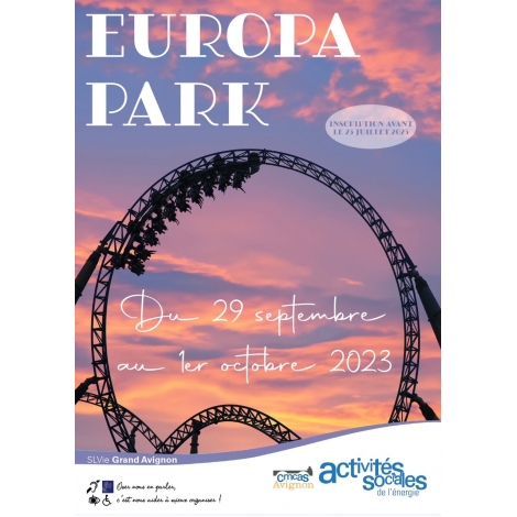 Europa park du 29 septembre au 1er octobre