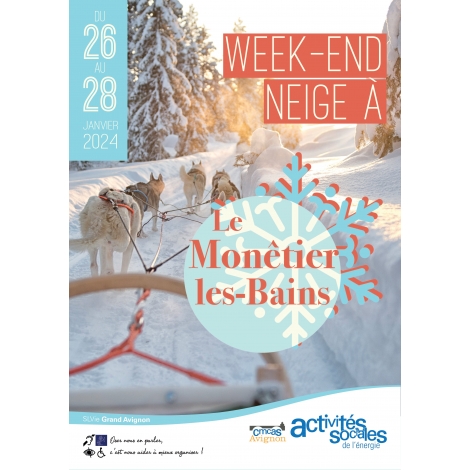 Week-end neige Le Monêtier-les-Bains - 26 au 28 janvier