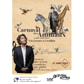 Concert Le Carnaval des animaux - mercredi 31 janvier