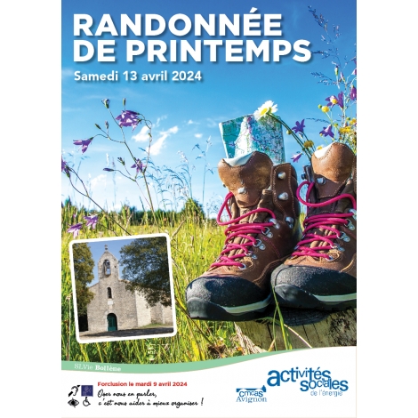 Randonnée de printemps - samedi 13 avril 2024