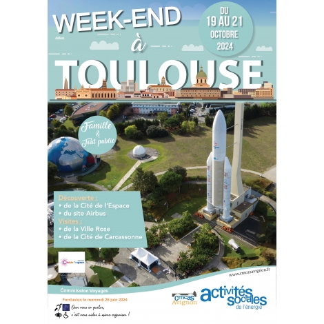 Week-end à Toulouse - 19 au 21 octobre 2024