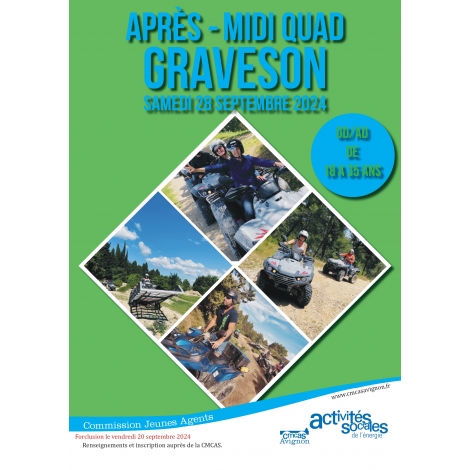 Après-midi quad Graveson OD 18/35 ans - samedi 28 septembre 2024