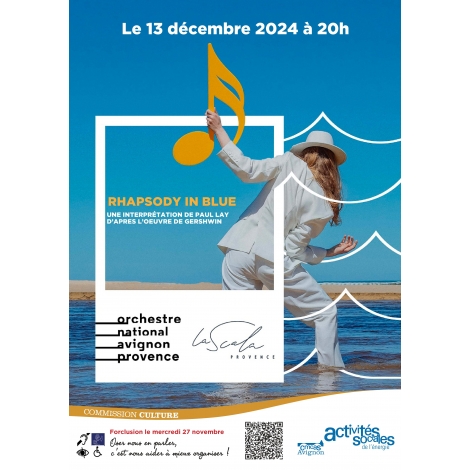 Concert Rhapsody in Blue - vendredi 13 décembre 2024