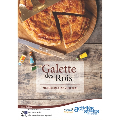 Galette des rois - mercredi 8 janvier 2025