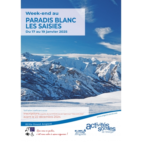 WEEK END AU PARADIS BLANC LES SAISIES