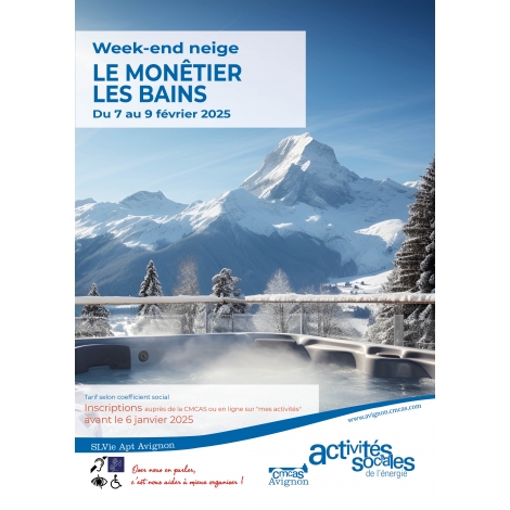 Week-end neige Le Monêtier Les Bains - du 7 au 9 février 2025