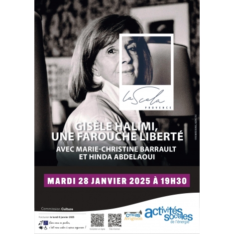 Gisèle Halimi, une farouche liberté / Théâtre - mardi 28 janvier 2025