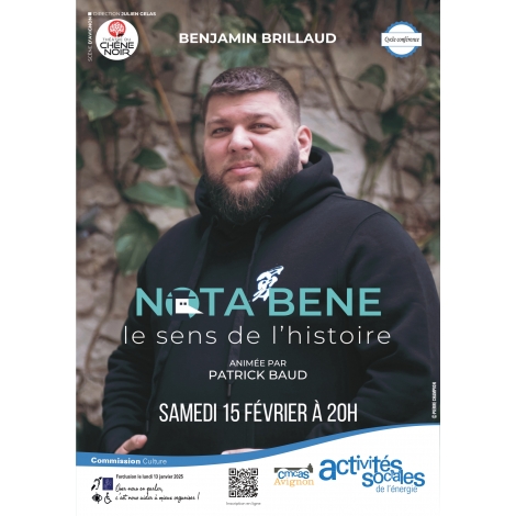 Nota bene, le sens de l'histoire / Rencontre débat - samedi 15 février 2025