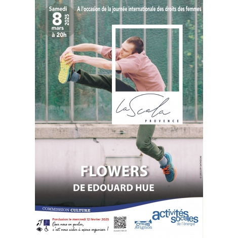 Flowers / Spectacle à l'occasion de la Journée internationale des droits des femmes - samedi 8 mars 2025