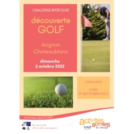 CHALLENGE INTER SLVIE - DECOUVERTE GOLF