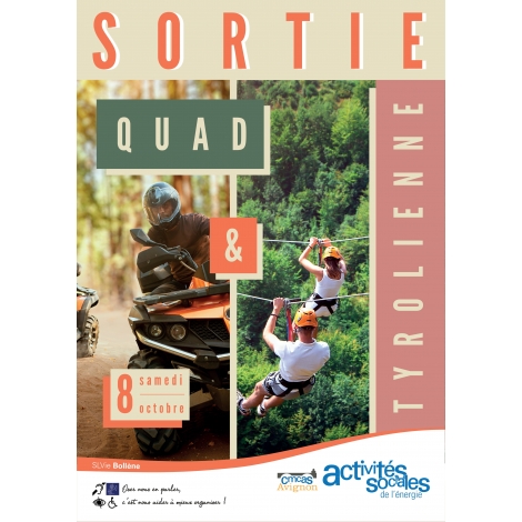 SORTIE QUAD ET TYROLIENNE