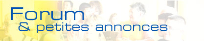 Forum et petites annonces